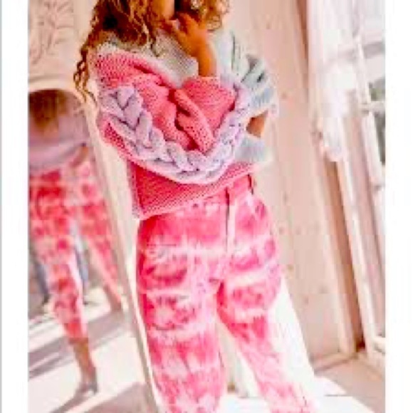 NEW Loveshackfancy Tao Pant HIBISCUS HAND DYE size 4 - Picture 3 of 13